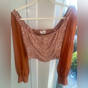 Urban Outfitters Cropped Blouse